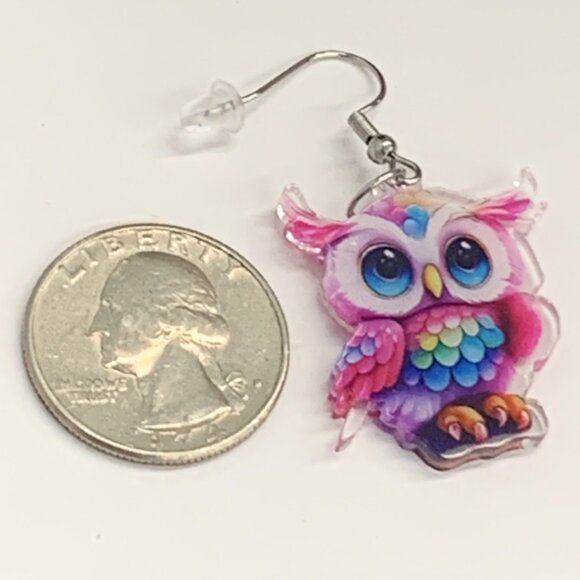 Owl Earring, Teacher Earring, Educator Earring, Gift Idea, Teacher Appreciation - Picture 4 of 4